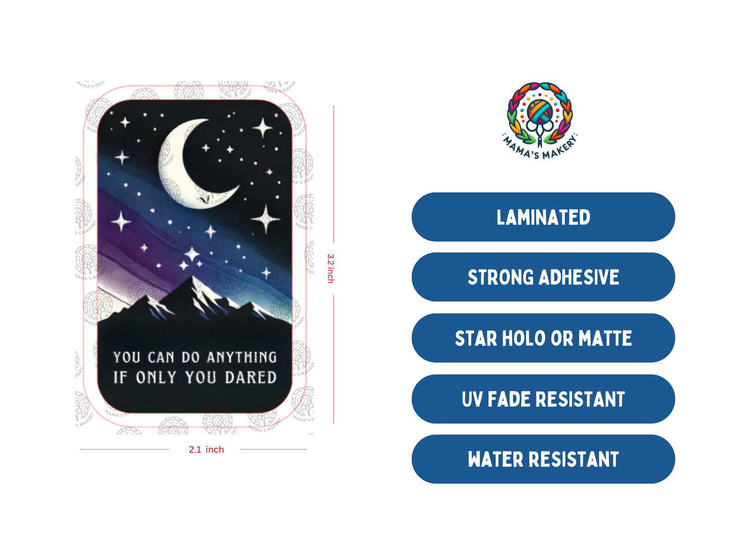 If Only You Dared (ACOTAR) - Vinyl Sticker