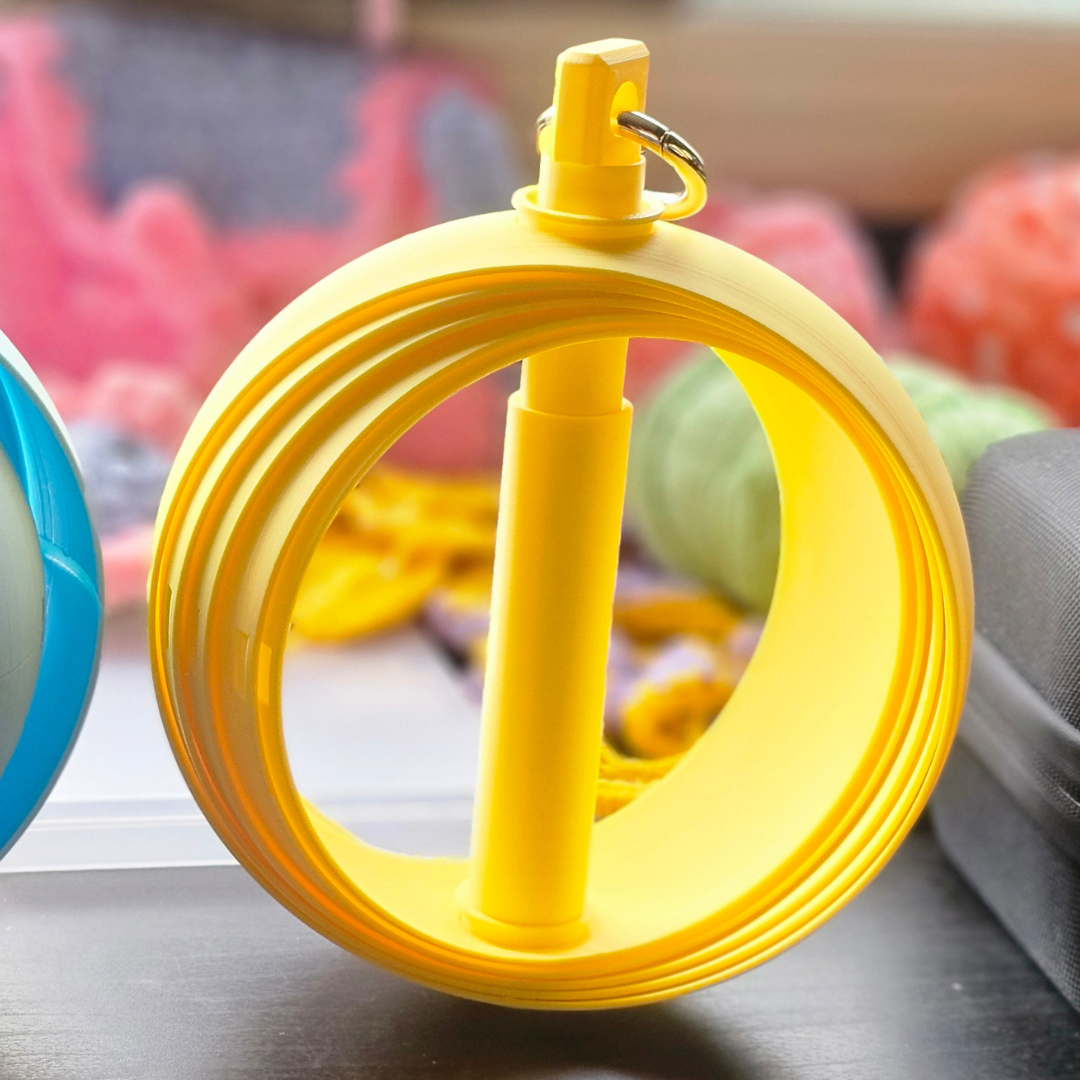 Digital Download – 3D Printable Yarn Spinner for Crochet & Knitting - Armadillo