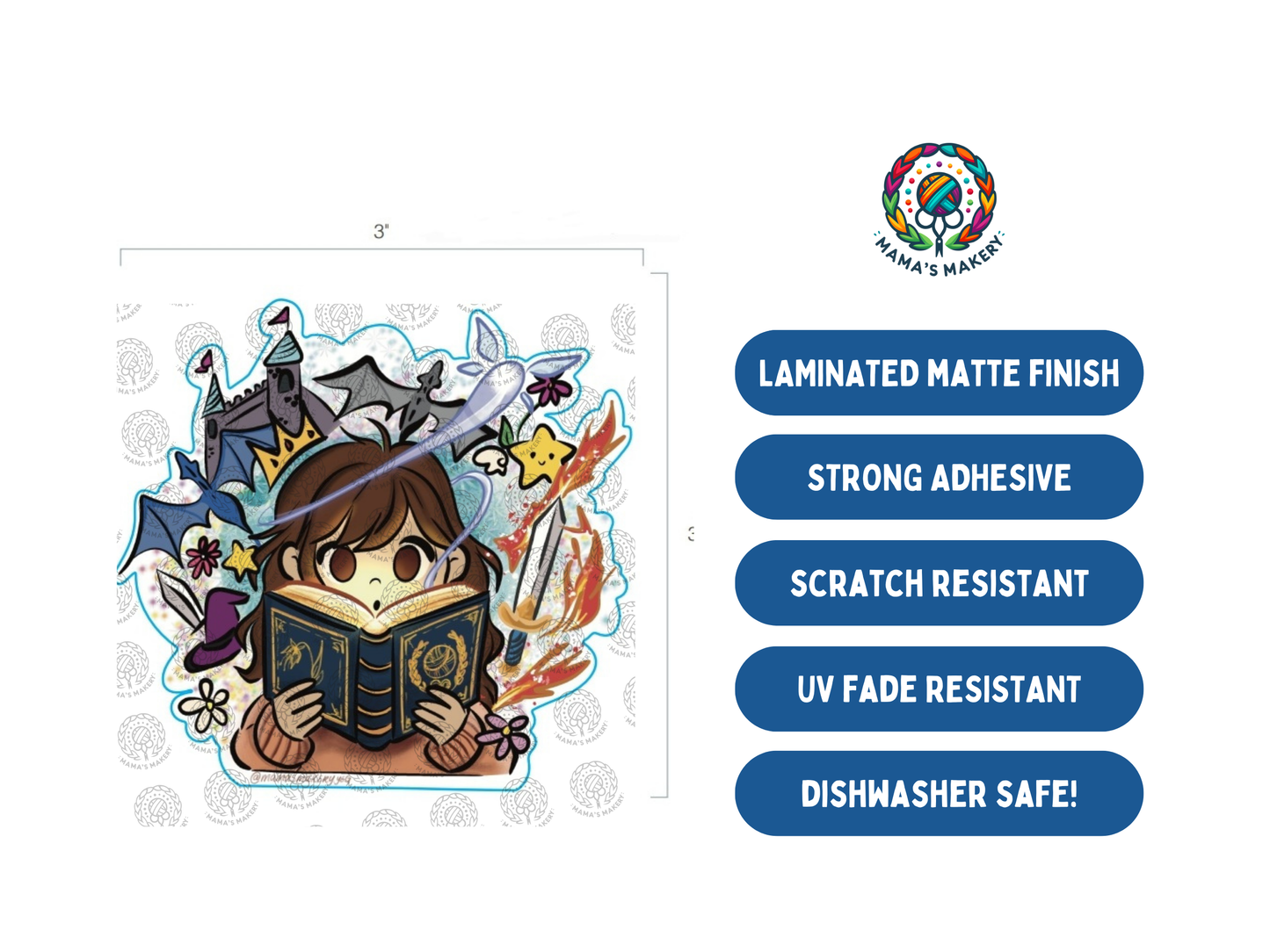 Fantasy Lover - Vinyl Sticker