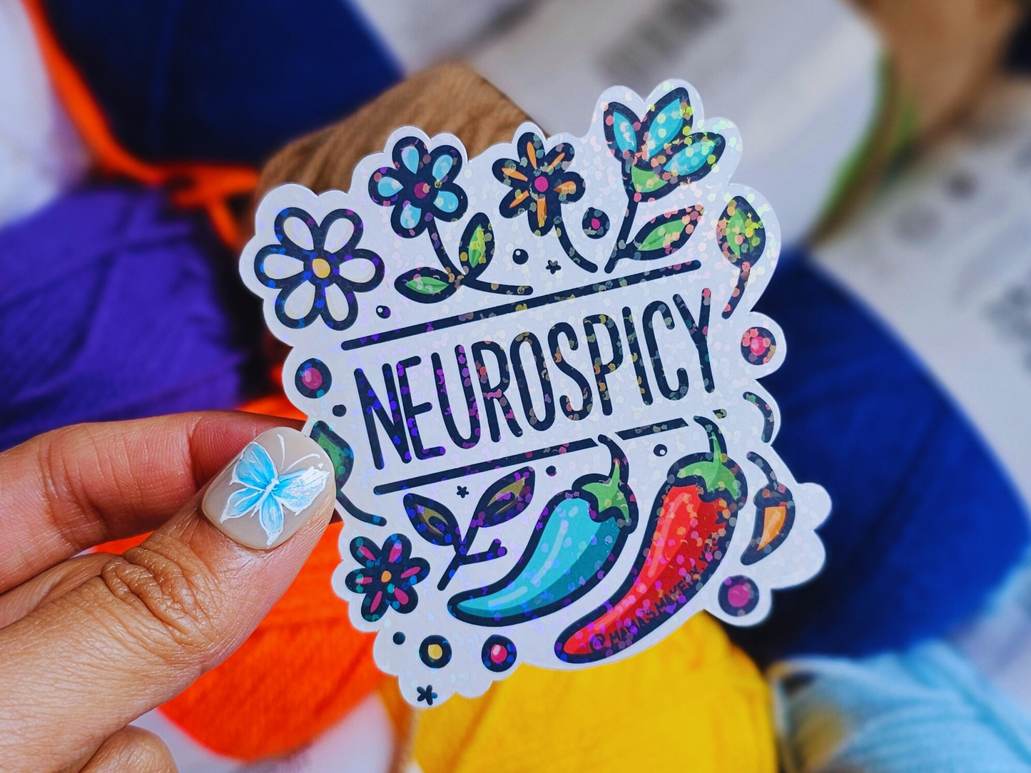Neurospicy - Vinyl Sticker