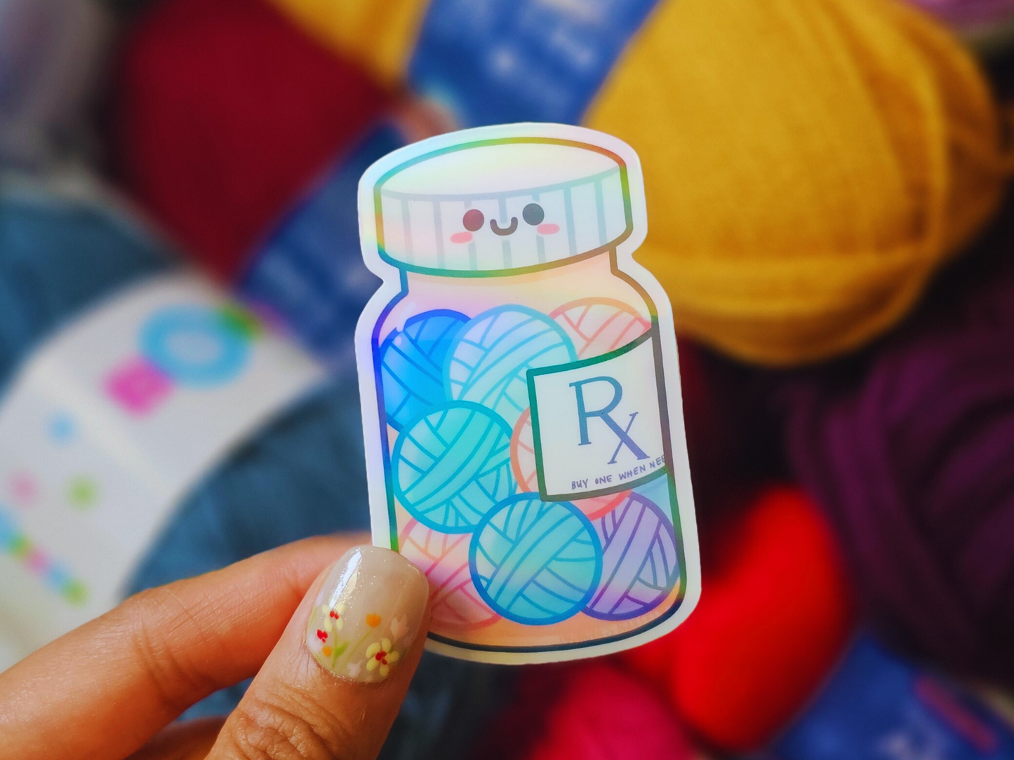 Yarn Rx - Vinyl Sticker