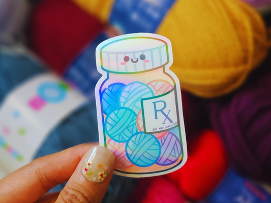 Yarn Rx - Vinyl Sticker