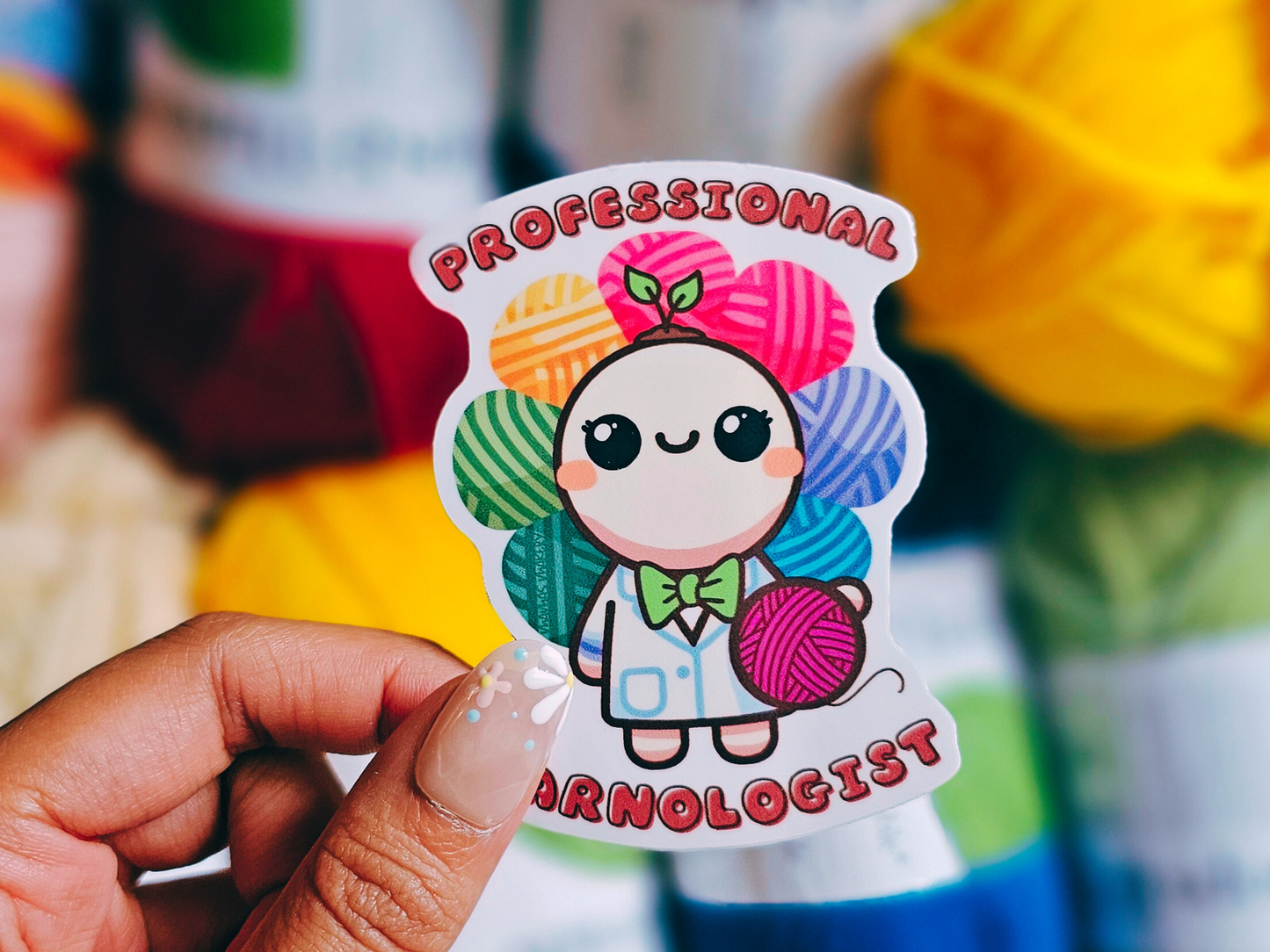 Professional Yarnologist - Vinyl Sticker
