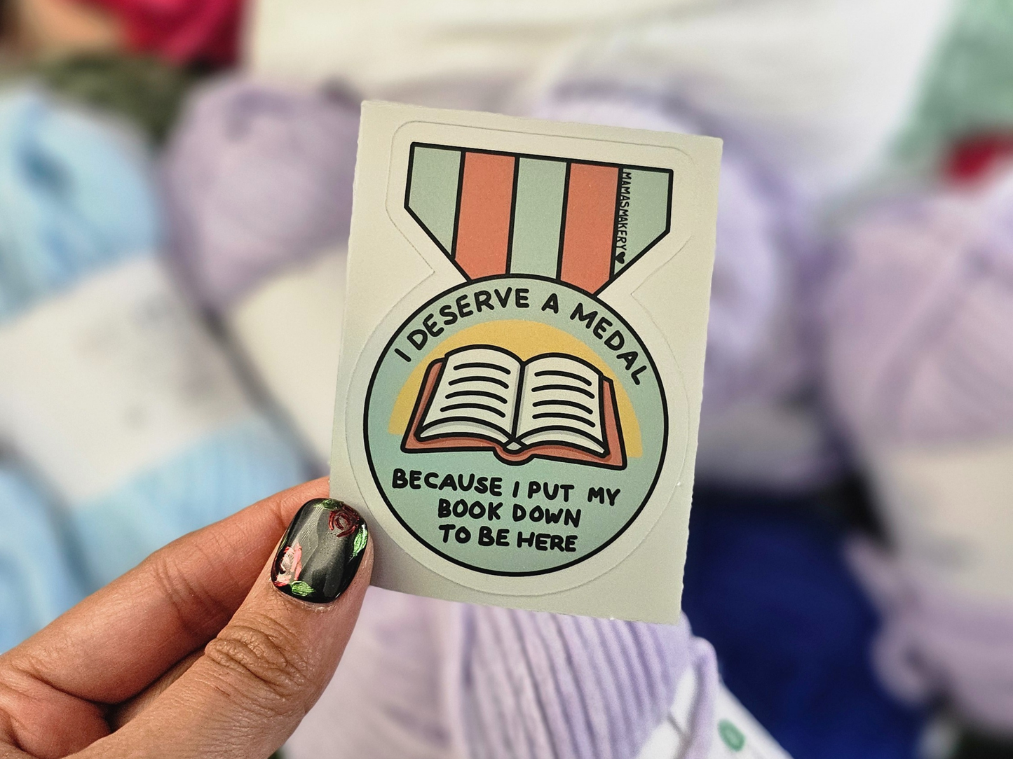 I Deserve a Medal - Vinyl Sticker