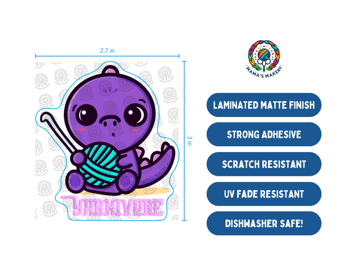 Yarnivore - Vinyl Sticker