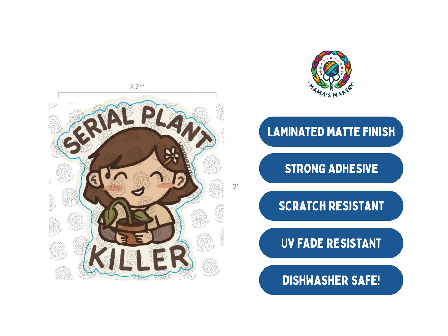 Plant Killer - Vinyl Sticker